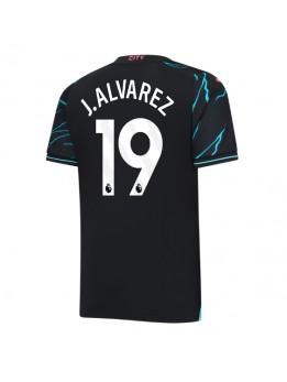 Moški Nogometna dresi replika Manchester City Julian Alvarez #19 Tretji 2023-24 Kratek rokav